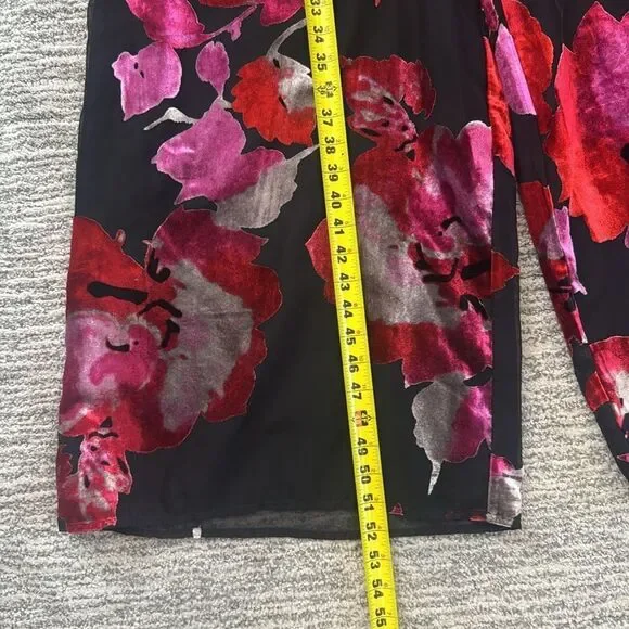 NWT Hutch Nalini Jumpsuit Floral Velvet Size 14